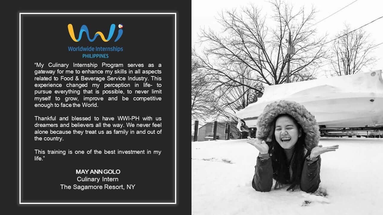May Ann Golo | international internship